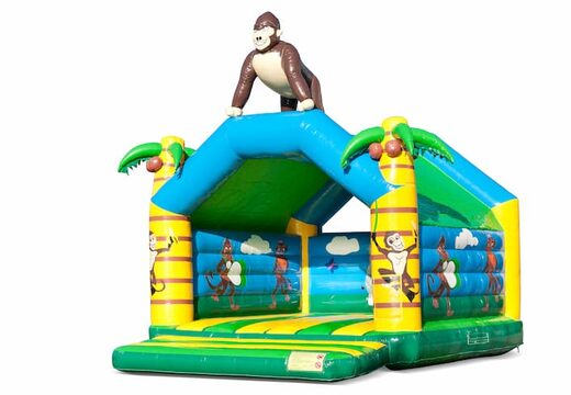 Jungle met Gorilla Super Springkussen