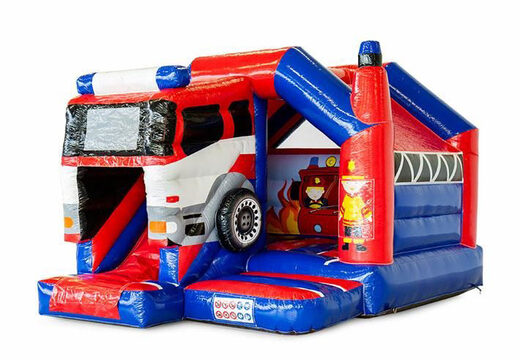 Slide Combo Brandweer Springkussen