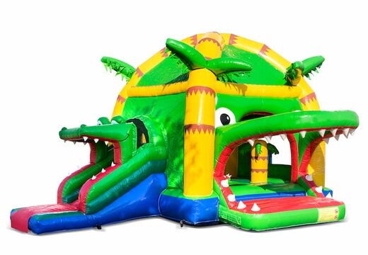 Multifun Super Krokodil Springkussen