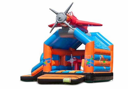 Multifun Vliegtuig Springkussen