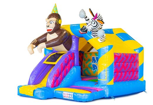 Slide Combo Animal Party Springkussen