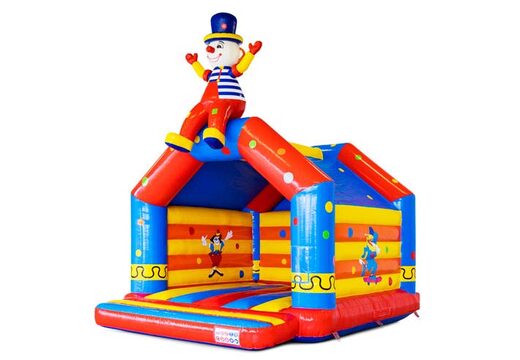 Standaard Circus met zittende clown Springkussen